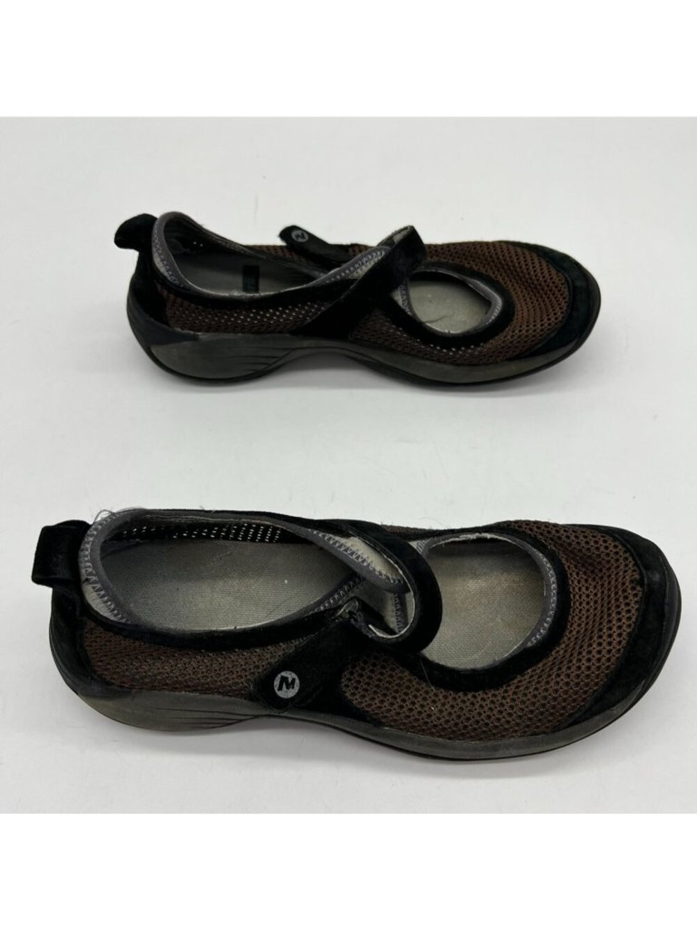Merrell Womens Encore Strap Mary Jane Flat Sandals Size 8 Brown Mesh Casual - Picture 7 of 9